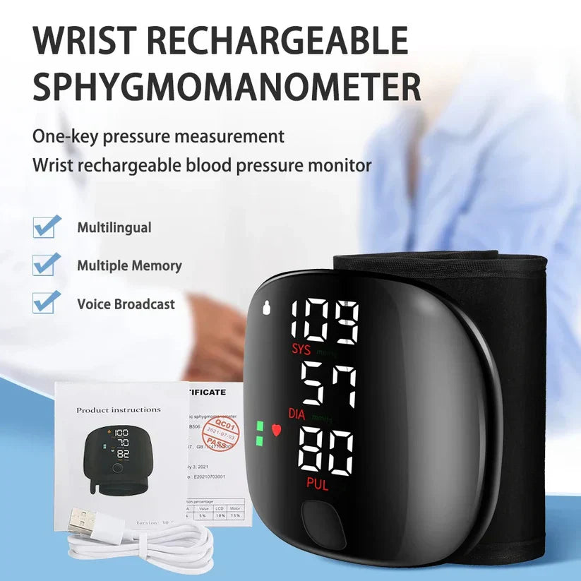 Imported Wrist Electronic BP Monitor